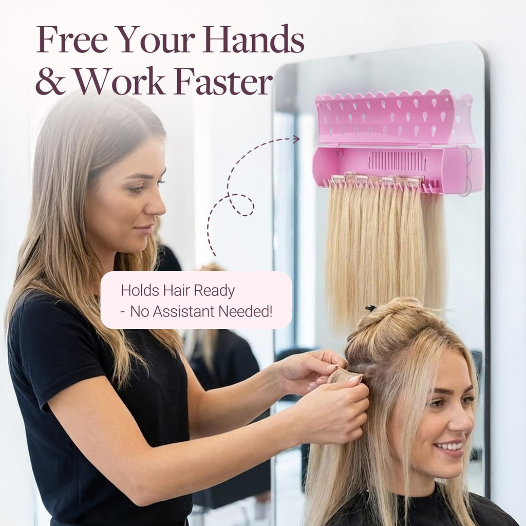 GOO GOO Hair Extension Holder Stand for Styling, 5 Installation Modes