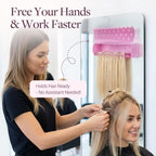 GOO GOO Hair Extension Holder Stand for Styling, 5 Installation Modes