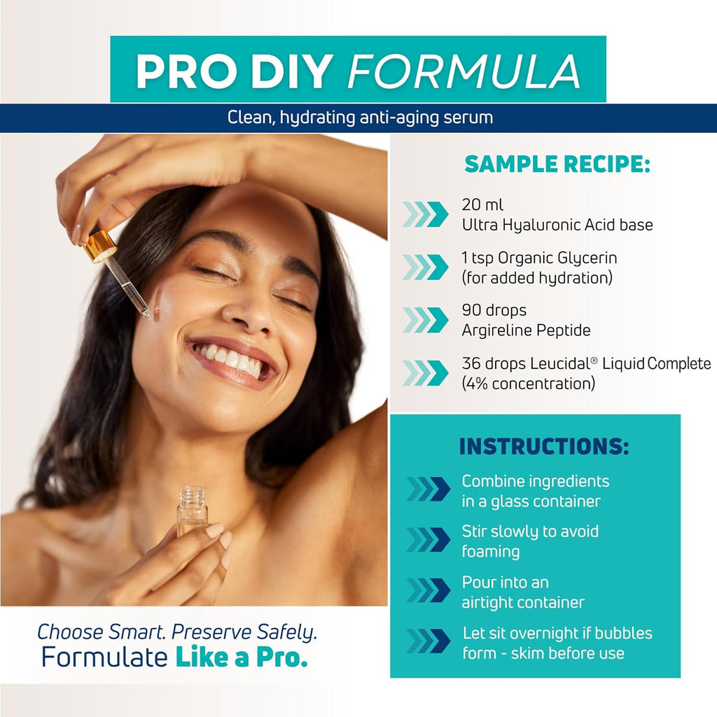 Buy now Skin Perfection Leucidal Liquid Complete - Ideal Water Based Moisturizer & Lotion Making Supplies - Natural Preservative Alternative with Root Ferment Filtrate, Lactobacillus & Coconut Fruit Extract at indiglob india