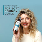 CURLSMITH Hydro Style Flexi - Curl Defining, Medium Hold Jelly Styler, For Bouncy Curls, For All Curl Types, Vegan & Cruelty Free