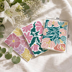 Ogeby 24 Pack Floral Greeting Card with Envelopes & Stickers, Boxed Floral Blank Note Cards Set for All Occasions, 12 Assorted Designs, 4x6 Inch, Blank Inside