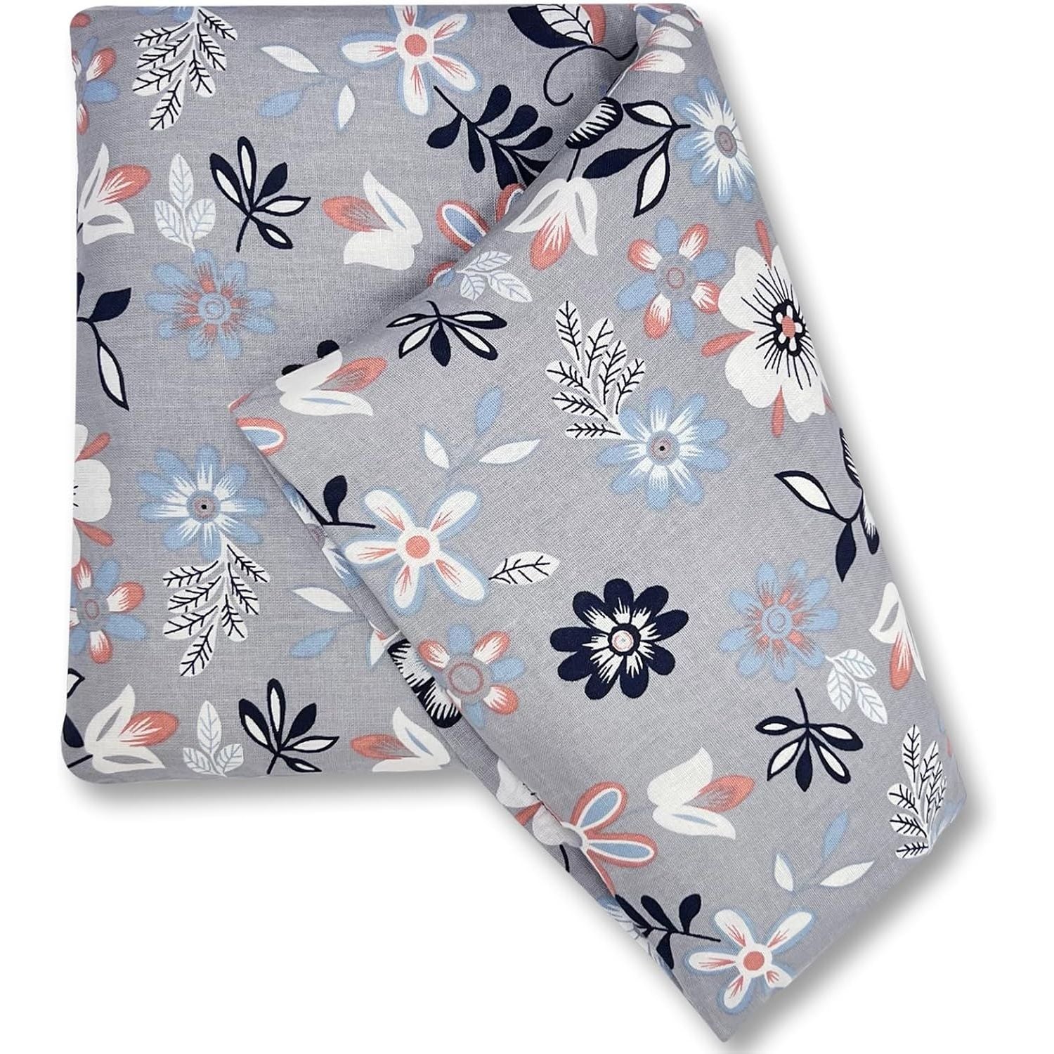 Buy now UNCN Wide Microwave Heating pad with Washable Cover 9.5 x 16in Microwavable Hot Pad for Neck Shoulder, Cramps, Back Cordless Warm Compress Weighted Moist Heat Pack for Aches, Unscented Flower at indiglob india