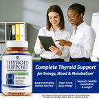 1 Body Thyroid Support for Women & Men, Iodine & Selenium Supplement | Supports healthy thyroid function, energy production, metabolism & daily wellness with essential nutrients.