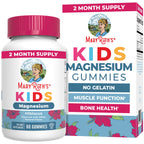MaryRuth's Kids Magnesium Gummies, 50mg Magnesium Citrate for Kids 4+, 60ct | Bone Health, Calcium Absorption, Essential Mineral, Vegan, CLP Certified, Sugar Free, 60 Count