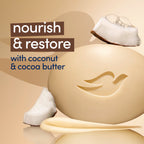 Dove Beauty Bar Soap Restoring Coconut & Cocoa Butter 6 Count 3.75 oz | For Restored Skin, Nourishes Skin