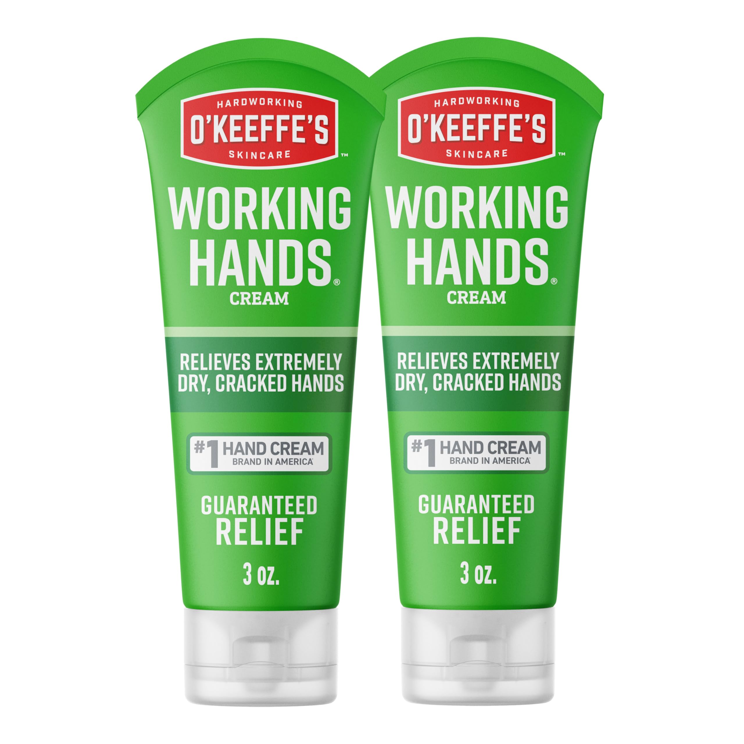 Buy now O'Keeffe's Working Hands Hand Cream for Extreme Dryness - 3 oz Tube (2 Pack) - Repairing Skincare for Cracked, Dry Hands at indiglob india