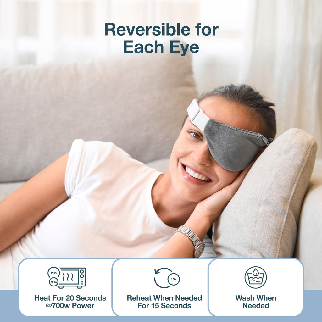 MyHalos Heated Eye Compress, Warm Compress for Dry Eyes, Blepharitis & MGD