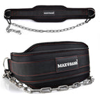 Dip Belt With 37" Chain for Weightlifting, 550LBS for Dips & Pullup