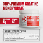 Dymatize Creatine Monohydrate Powder with CREAPURE (Product of Germany), 5g Per Serving, 60 Servings (300g), Creatine for Women and Men, Gluten Free