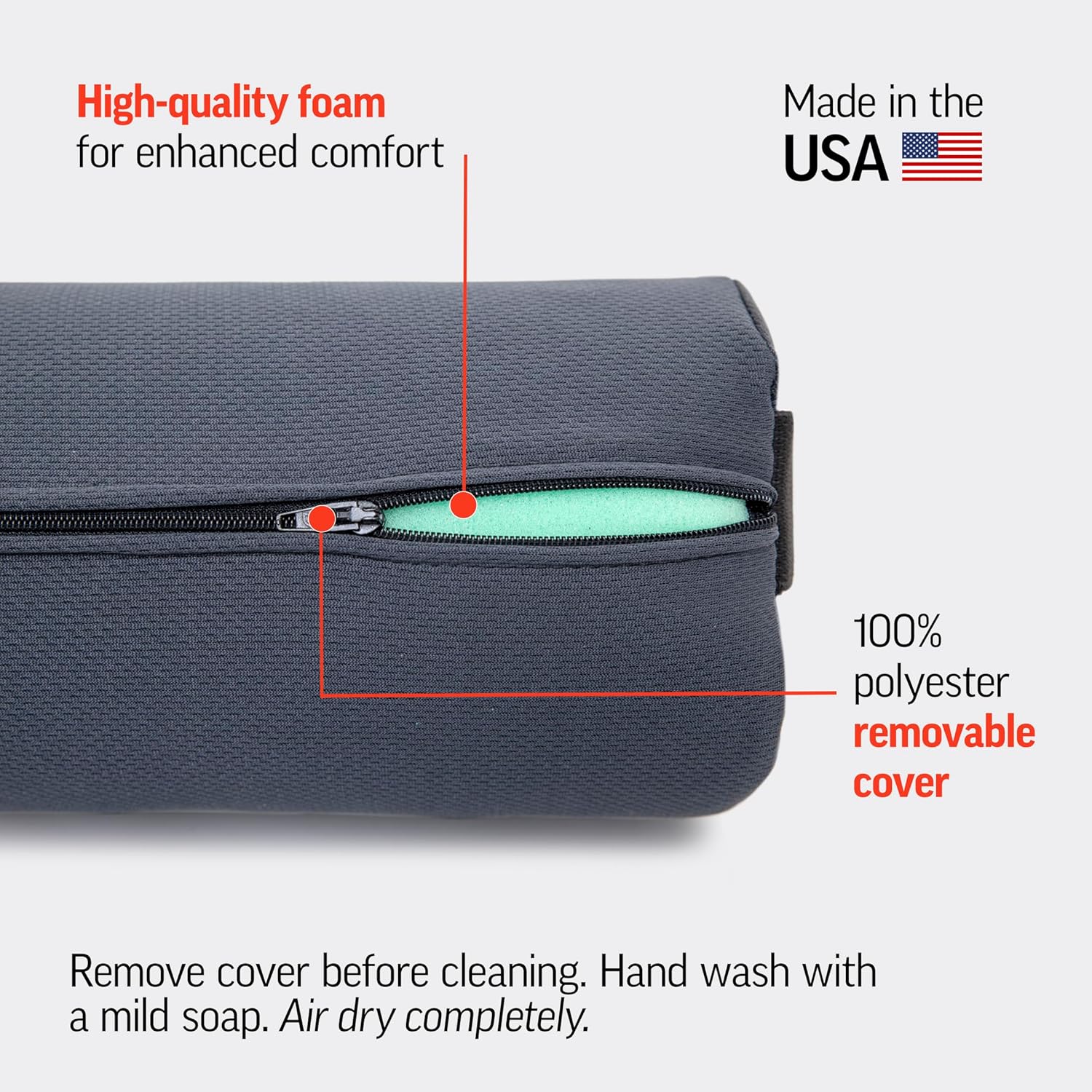 Buy now OPTP The Original McKenzie Lumbar Roll – USA-Made Low Back Lumbar Support for Office Chair & Car Seat Back Support Cushion. The Preferred Lumbar Pillow by Physical Therapists - Firm Density at indiglob india