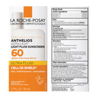 Anthelios Light Fluid Facial Sunscreen SPF 60, Lightweight Sunscreen for Face, Fluid Texture, Broad Spectrum SPF