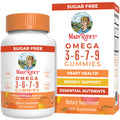 MaryRuth's Vegan Omega 3 6 7 9 Gummies, No Fish Taste, Up to 4 Month Supply | Up to 4 Month Supply, With Flaxseed Oil, No Fish Taste, Non-GMO