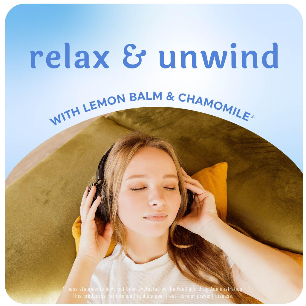 Calming Ashwagandha Gummies for Teens, Stress Relief Supplement + Theanine