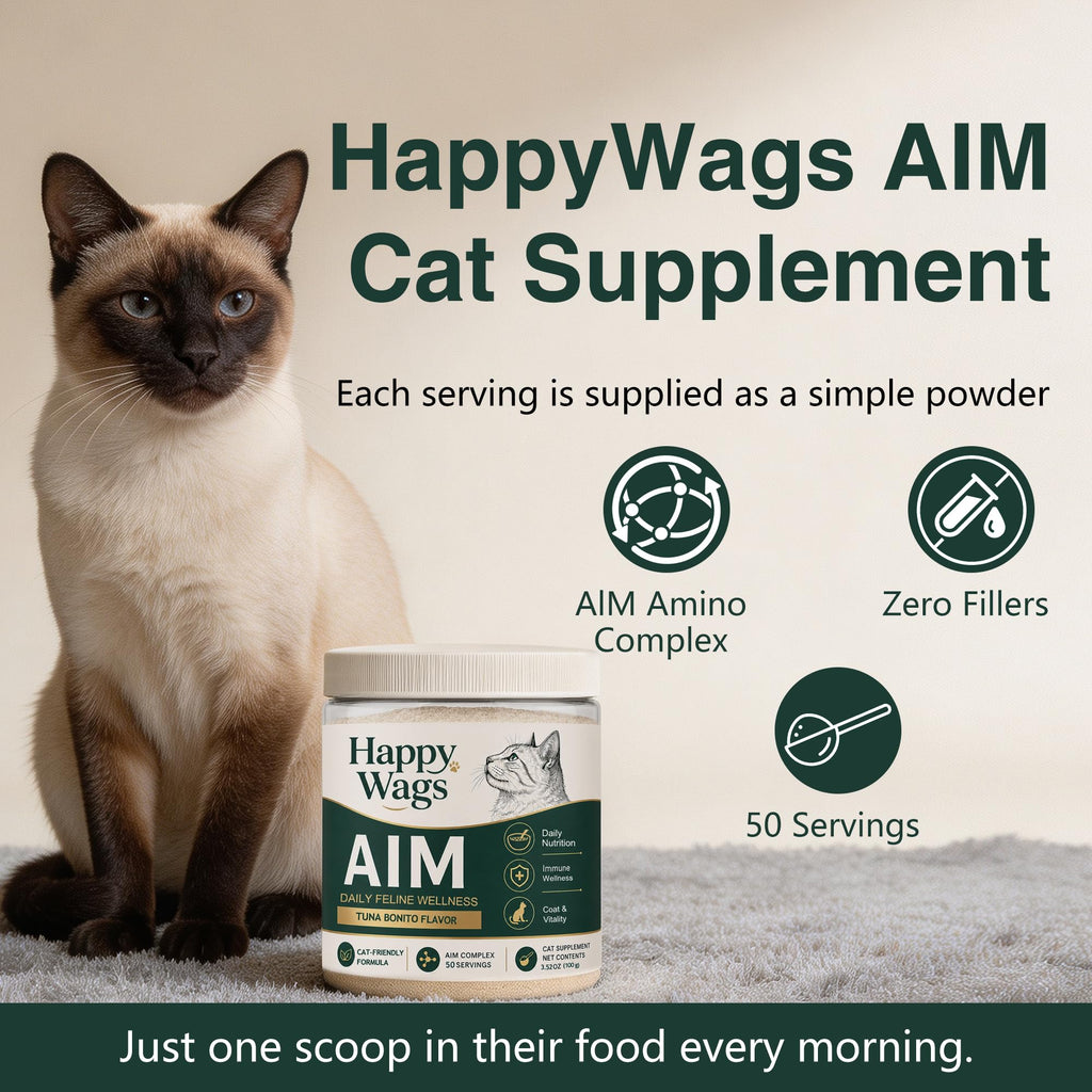 Happy Wags Aim Powder for Cats - 50 Servings