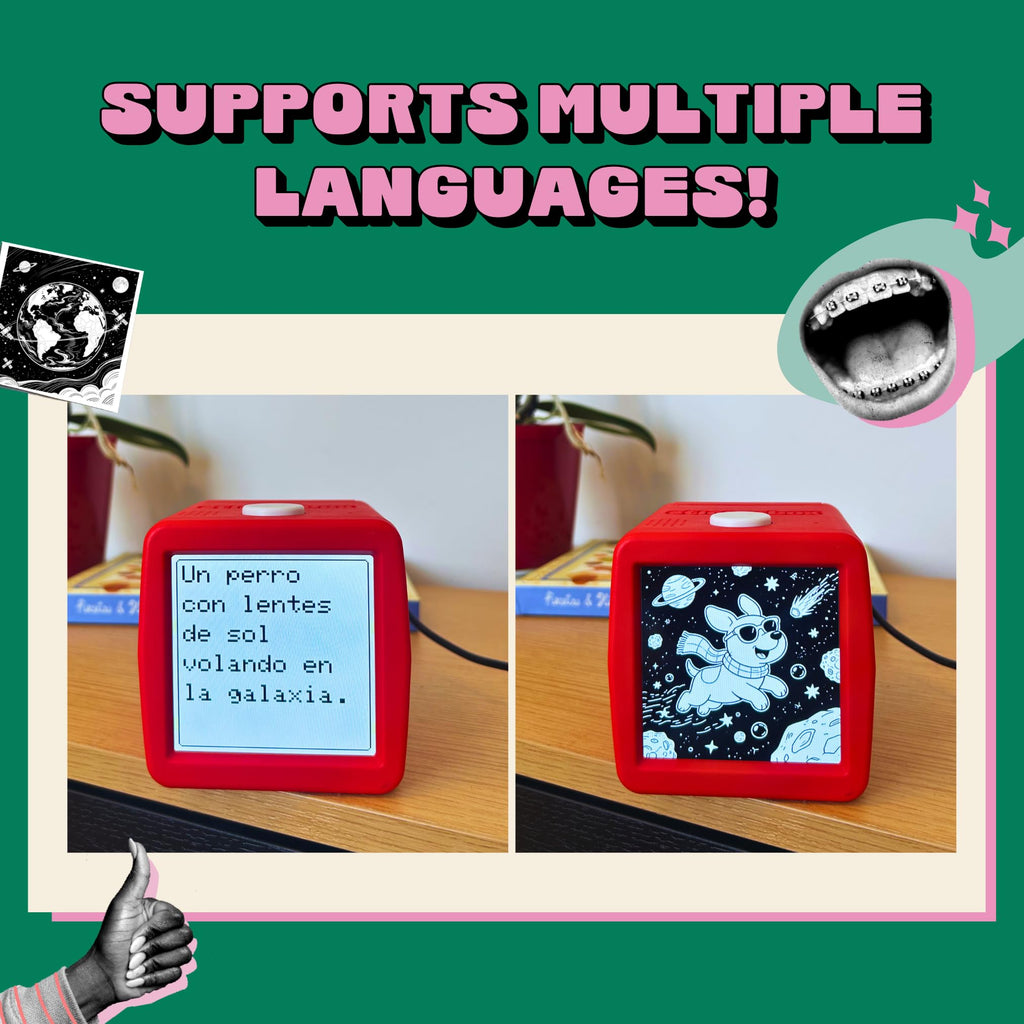 Stickerbox AI Voice-Powered Mini Sticker Maker for Kids