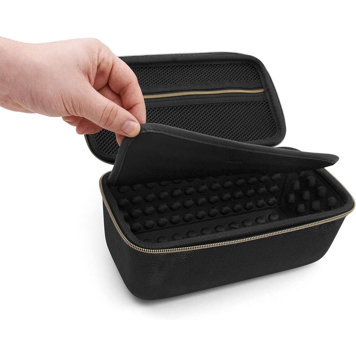 Buy now CASEMATIX Studio Case Compatible with Rode PodMic, Shure SM7B Microphone and Other Large Podcast Mics with XLR Recording Accessories - Includes Podcasting Mic Bag Only at indiglob india