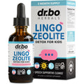 Zeolite Detox for Kids Lingo Drops - Natural Lingo Zeolite Drops for Kids Methylated B12 & D3 Advanced Clinoptilolite - Pure Extra Clinoptilolite Leap Liquid Detox Body Cleanse Supplement Ages 3+, 2oz