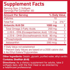 Buy now Bronson Antarctic Krill Oil 1000 mg with Omega-3s EPA, DHA, Astaxanthin and Phospholipids 120 Softgels at indiglob india