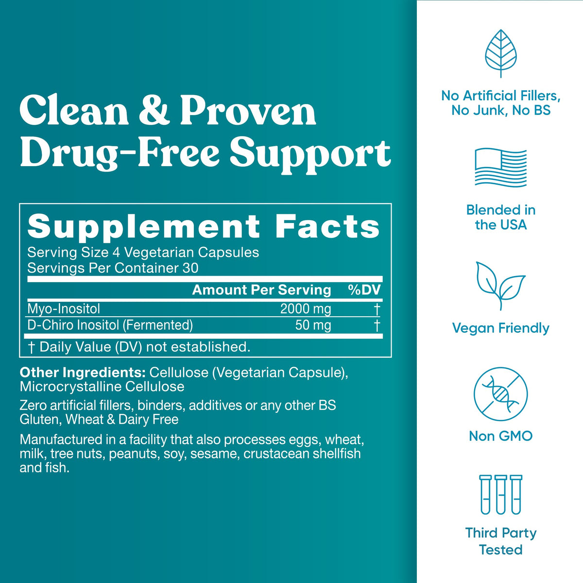 Regulate Cycle Support, Myo-Inositol & D-Chiro 40:1, 120 Capsules