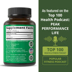 Peak Performance Aged Black Garlic Capsules. Raw Vegan Pure Odorless