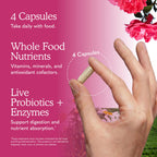Garden of Life Multivitamin for Women, Vitamin Code Women's Multi - Whole Food Womens Multi Vitamins, Iron, Folate not Folic Acid, Vitamin A and Probiotics for Womens Energy, 120 Vegetarian Capsules