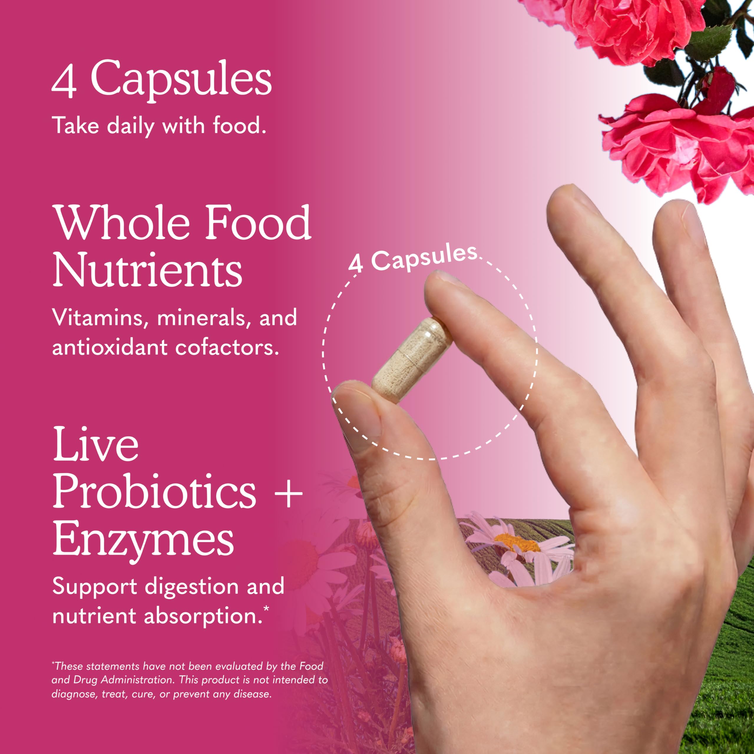 Garden of Life Multivitamin for Women, Vitamin Code Women's Multi - Whole Food Womens Multi Vitamins, Iron, Folate not Folic Acid, Vitamin A and Probiotics for Womens Energy, 120 Vegetarian Capsules