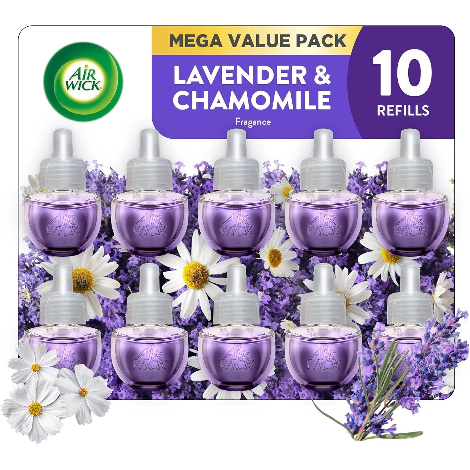 Buy now Air Wick Scented Oils 0+5 Lavender & Chamomile 0.67 Fl Oz (Pack of 10) Lavender at indiglob india
