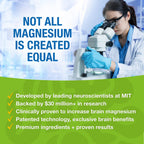 Magtein - Magnesium L-Threonate Supplement, Memory, Focus, Sleep & Brain Health Formula for Men & Women, Cognitive Support for Adults, Clinically Researched - 60 Veg Capsules