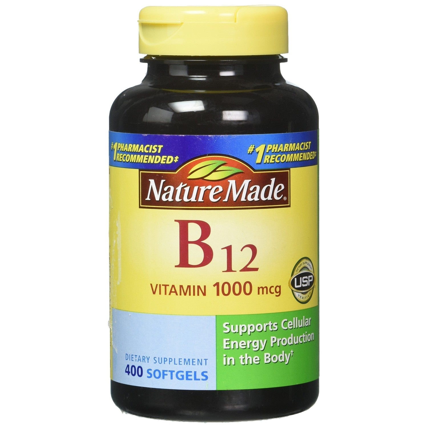 Nature Made Vitamin B12 1000 mcg, Energy Metabolism Support, 150 Softgels | B12 Vitamins 1000 mcg, Energy Metabolism Support Supplement for Women and Men, Gluten Free, 150 Day Supply