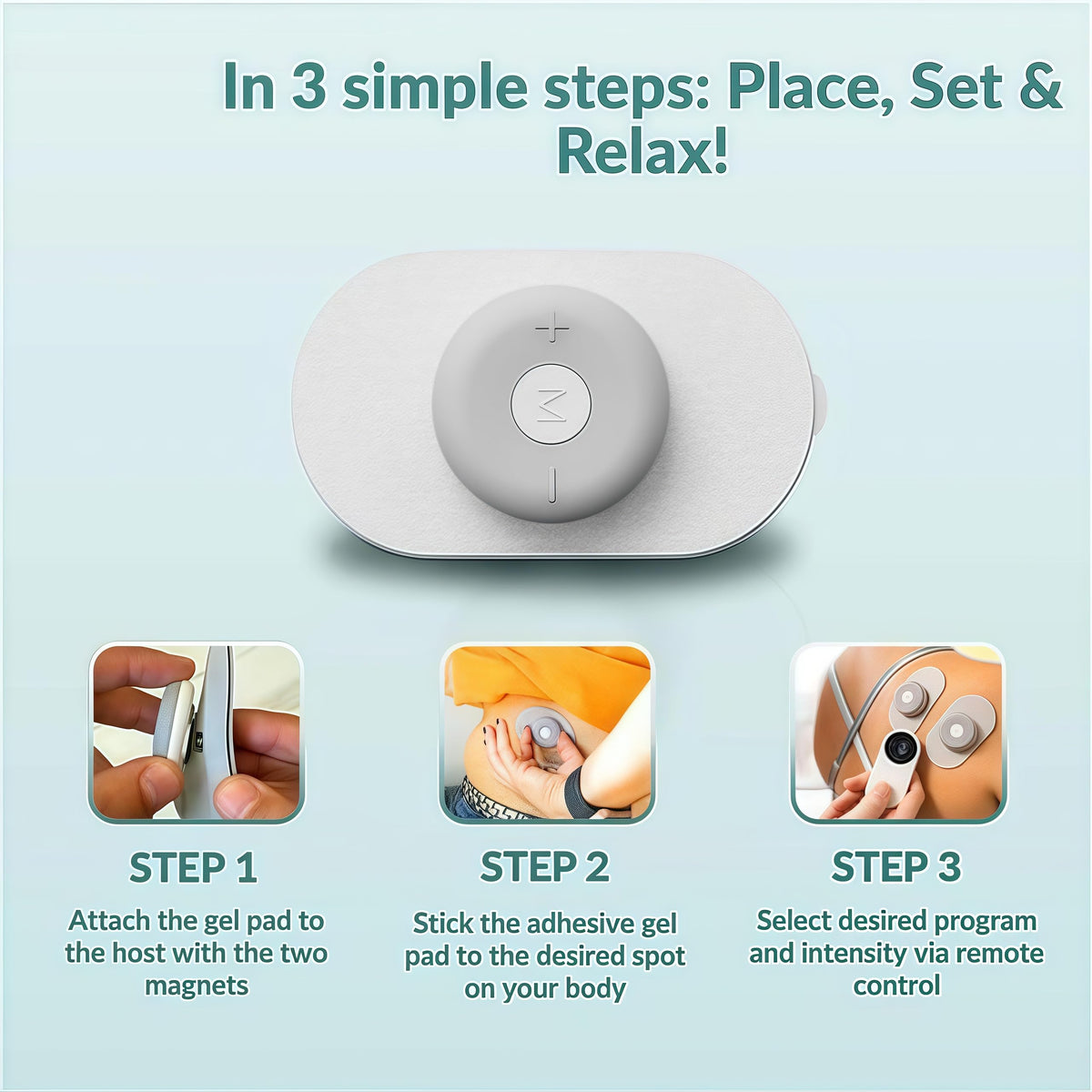 Relive Adaptive Correction System Muscle Stimulator for Spinal Stenosis