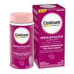 Centrum Complete Multivitamin Supplement, 30 Count | Hot Flash Support Menopause Support Tablets, with Clinically Studied geniVida, Gluten Free, Non-GMO Ingredients