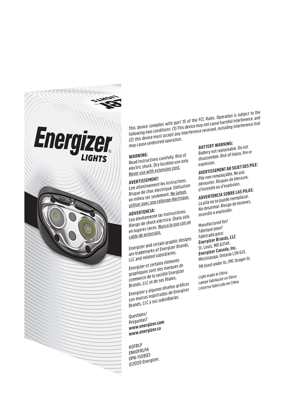 Buy now Energizer PRO-400 Headlamp Rechargeable, IPX4 Water Resistant Rechargeable Headlamp, Ultra Bright Multiple Light Modes Head Lamp, Camping, Running, Outdoors, Emergency Light, USB Included at indiglob india