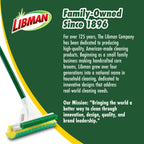 Libman Nitty Gritty Roller Mop Refills, Self Wringing, Sponge, 3 Replacement Heads Included