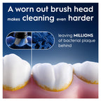 Buy now Oral-B iO Ultimate Cleaning Electric Toothbrush Heads, 8 Pieces, Ultimate Tooth Cleaning, Toothbrush Attachment for Oral-B Toothbrushes, Letterbox Enabled Packaging, Black at indiglob india