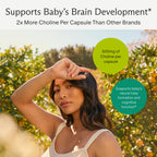 Needed. Prenatal Choline+ for Cognitive Development, 30 Liquid Capsules | Choline Supplements For Pregnancy, Aids Baby Brain Development & Supports Healthy Pregnancy, Third Party Tested