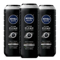 Buy now NIVEA Men Active Clean Body Wash with Natural Charcoal for Normal to Oily Skin, 3-in-1 Charcoal Body Wash, Face and Hair, Draws Out Dirt and Impurities, 16.9 Fl Oz Bottle, Pack of 3 16.9 Fl Oz (Pack of 3) Active Clean at indiglob india