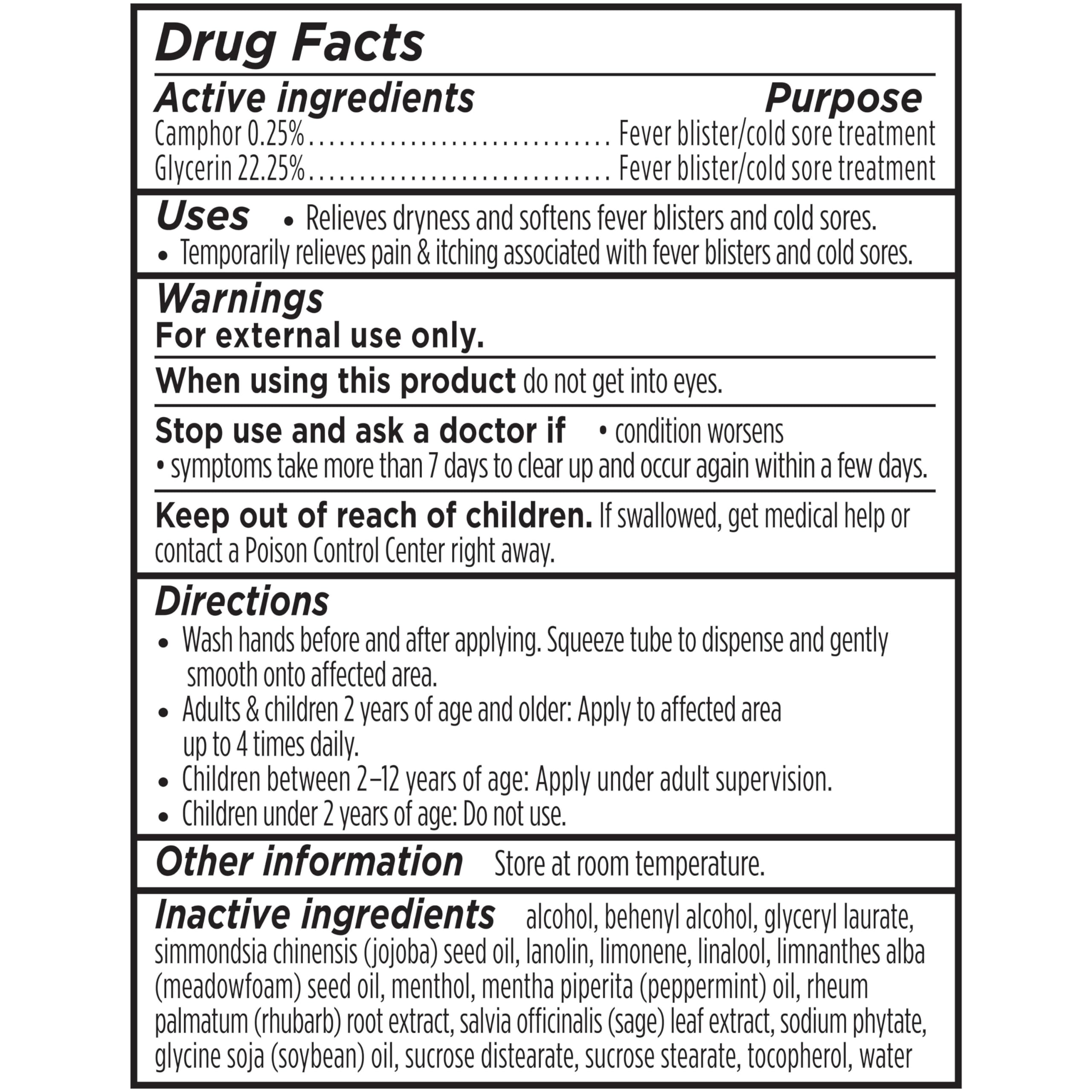 Buy now Burt's Bees Cold Sore Treatment and Medicated Lip Balm, With Menthol and Eucalyptus Oil, Natural Origin Skincare, 2 Tubes, 0.07 oz./0.15 oz. at indiglob india