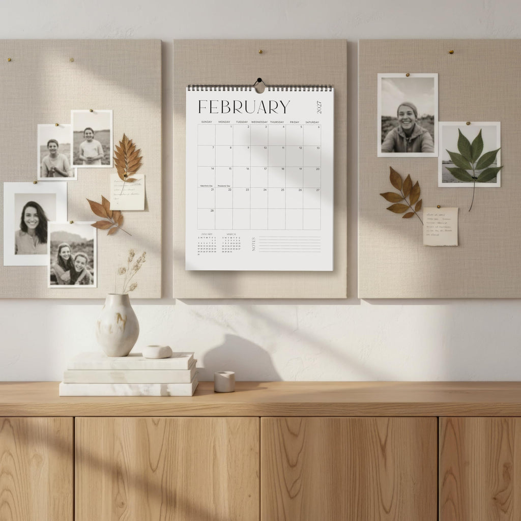 Beautiful 2026-2027 Wall Calendar - Runs from June 2026 until December 2027