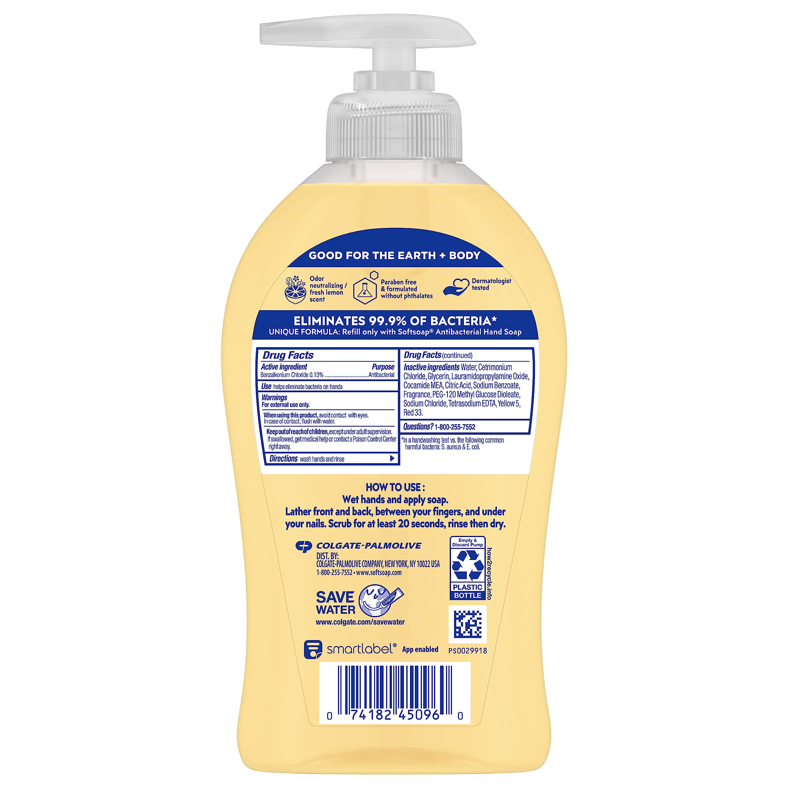 Buy now Softsoap Antibacterial Liquid Hand Soap, Kitchen Fresh Hand Soap, 11.25 Fl Oz (Pack of 6) at indiglob india