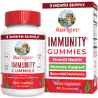 MARYRUTH'S Immunity Gummies for Kids & Adults, Sugar Free, 90 Servings | Elderberry Vitamin C & Zinc, Vitamin D3 & Echinacea, Immune Support Supplement, Vegan, Non GMO, 90ct