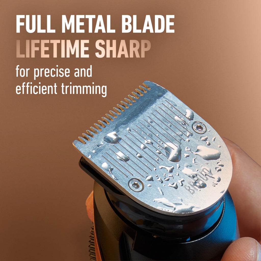 Buy now King C. Gillette Beard Trimmer PRO with 40 beard length settings in precise 0.5mm steps, cordless design & 1 trimmer, 1 brush, 2 combs, 1 charger and 1 T-blade at indiglob india
