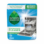Buy now Seventh Generation Dishwasher Cleaning Packs 6 Count Free & Clear Removes odor-causing residue Powered by oxy power at indiglob india