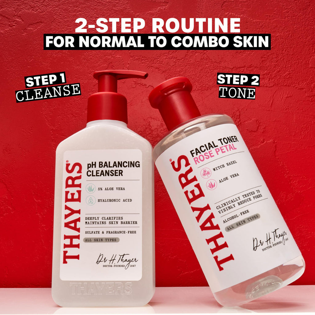 Buy now THAYERS Alcohol-Free Rose Petal Witch Hazel Facial Toner for Glowing Skin, Soothing, Hydrating, Refreshing Toner for All Skin Types, 12oz (Packaging May Vary) at indiglob india