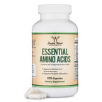 EAA Capsules, All 9 Amino Acids + BCAAs, Workout + Muscle Recovery, 225 Ct | Complete Essential Amino Acids Supplement, No Proprietary Blend, Steady Endurance + Post Workout Recovery, Tasteless Capsules