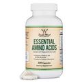 EAA Capsules, All 9 Amino Acids + BCAAs, Workout + Muscle Recovery, 225 Ct | Complete Essential Amino Acids Supplement, No Proprietary Blend, Steady Endurance + Post Workout Recovery, Tasteless Capsules