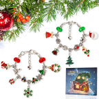 Buy now Christmas Advent Calendar Bracelets 2025 for Girls 24 Days Xmas Countdown Calendar DIY Jewelry Making Kit Gift 22 Charm Beads 2 Bracelets for Kids Teens Women at indiglob india