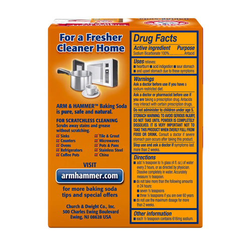 Buy now Arm & Hammer Pure Baking Soda, 8oz, Pack of 2 at indiglob india
