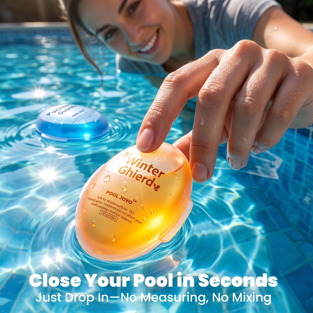 Professional Pool Winter Closing Kit for Above Ground & Inground Pools, Winterizing Treatment for Pool Closing, Helps Maintain Water Quality During Winter, Up to 30,000 Gallons