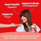 Feel Great Kids Omega 3 DHA Gummies, Plant-Based, No Fishy Taste, 60ct | Plant-Based DHA from Algae, Omega 3-6-9, Brain & Vision Support, Vegetarian, No Fishy Aftertaste