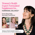 Ayurvedic Hormone Balance for Women | Cortisol Reducer | Mood, Energy, Stress, & Sleep Support | Estrogen | Perimenopause | Ashwagandha, Rhodiola, & Holy Basil | Made in USA | 60 Ct. - OSH Wellness